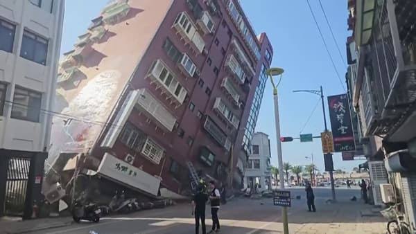 img-Un séisme de magnitude 7,4 frappe Taïwan