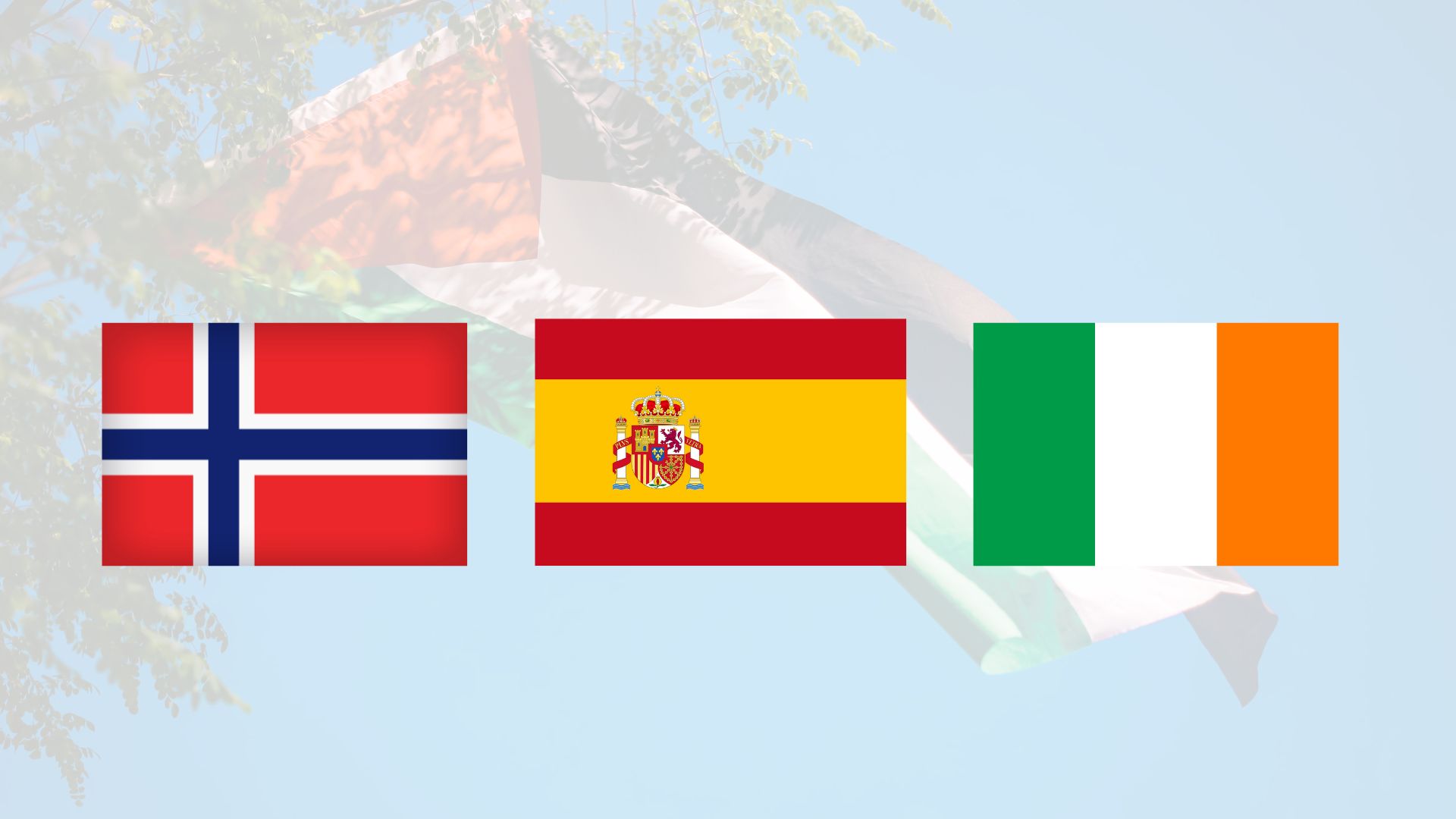 img-La Norvège, l'Espagne et l’Irlande reconnaissent l’Etat de Palestine