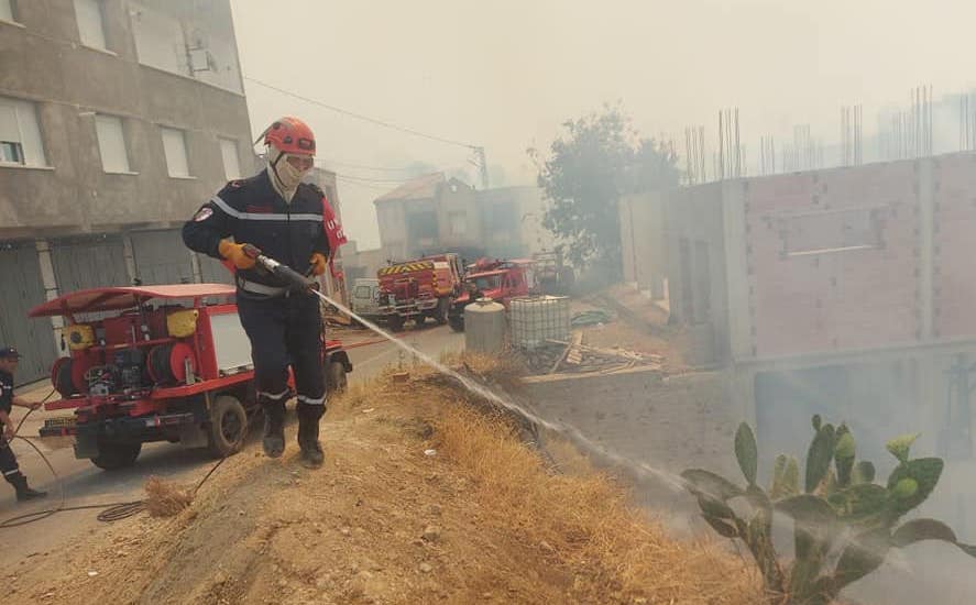 img-Incendies à Tizi Ouzou : plusieurs habitations évacuées
