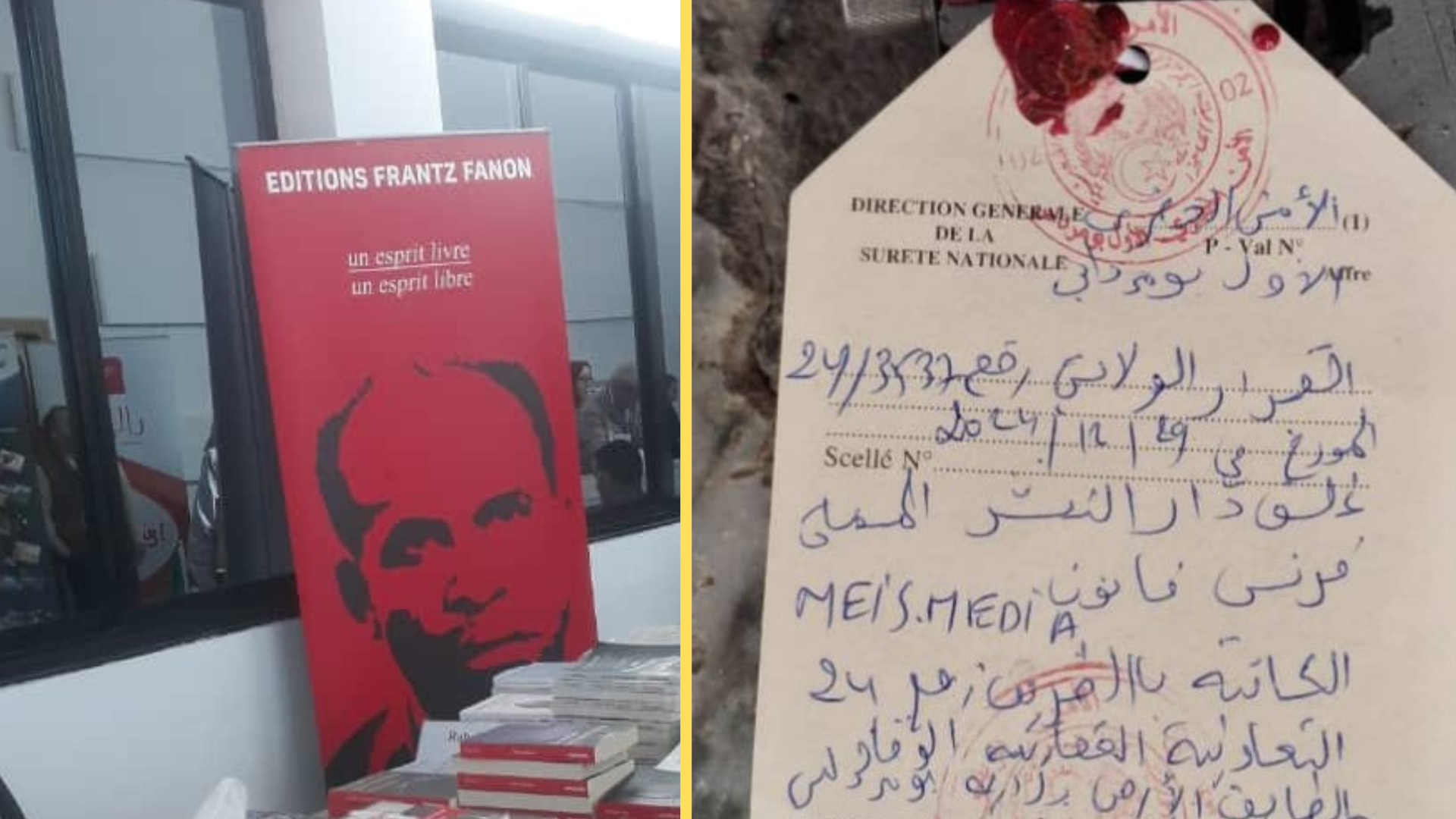 img-Les éditions Frantz Fanon sous scellées