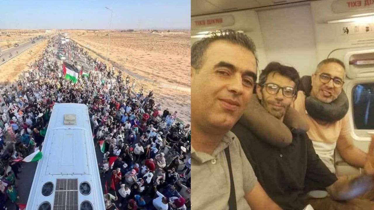 img-Caravane Al-Soumoud : des Algériens et des Marocains arrêtés ou expulsés à leur arrivée au Caire