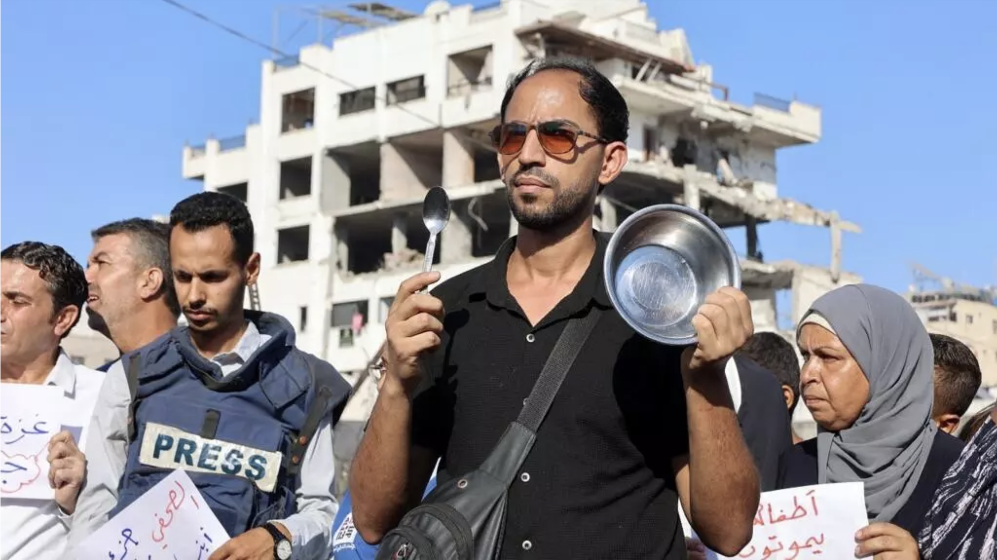 img-Ghaza: journalistes affamés, génocide sans témoins