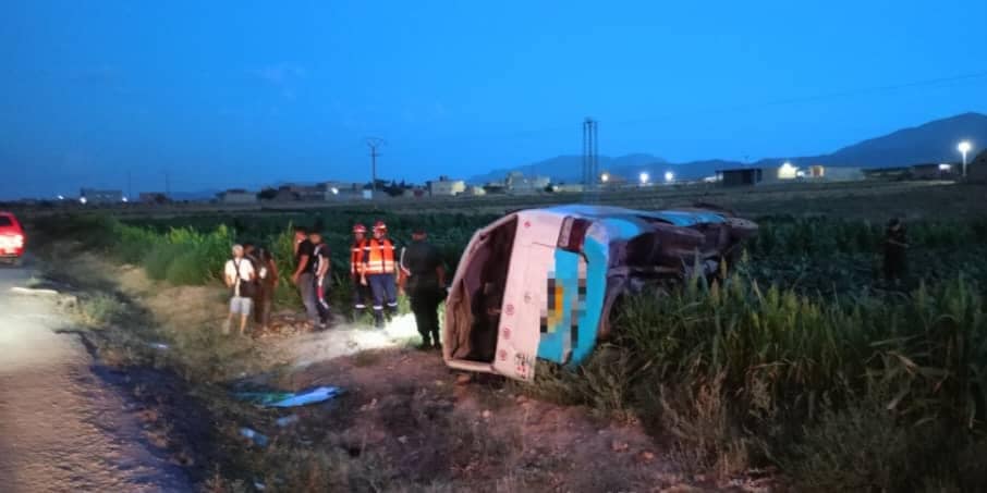 img-Sétif : 22 blessés dans le renversement d’un bus de voyageurs