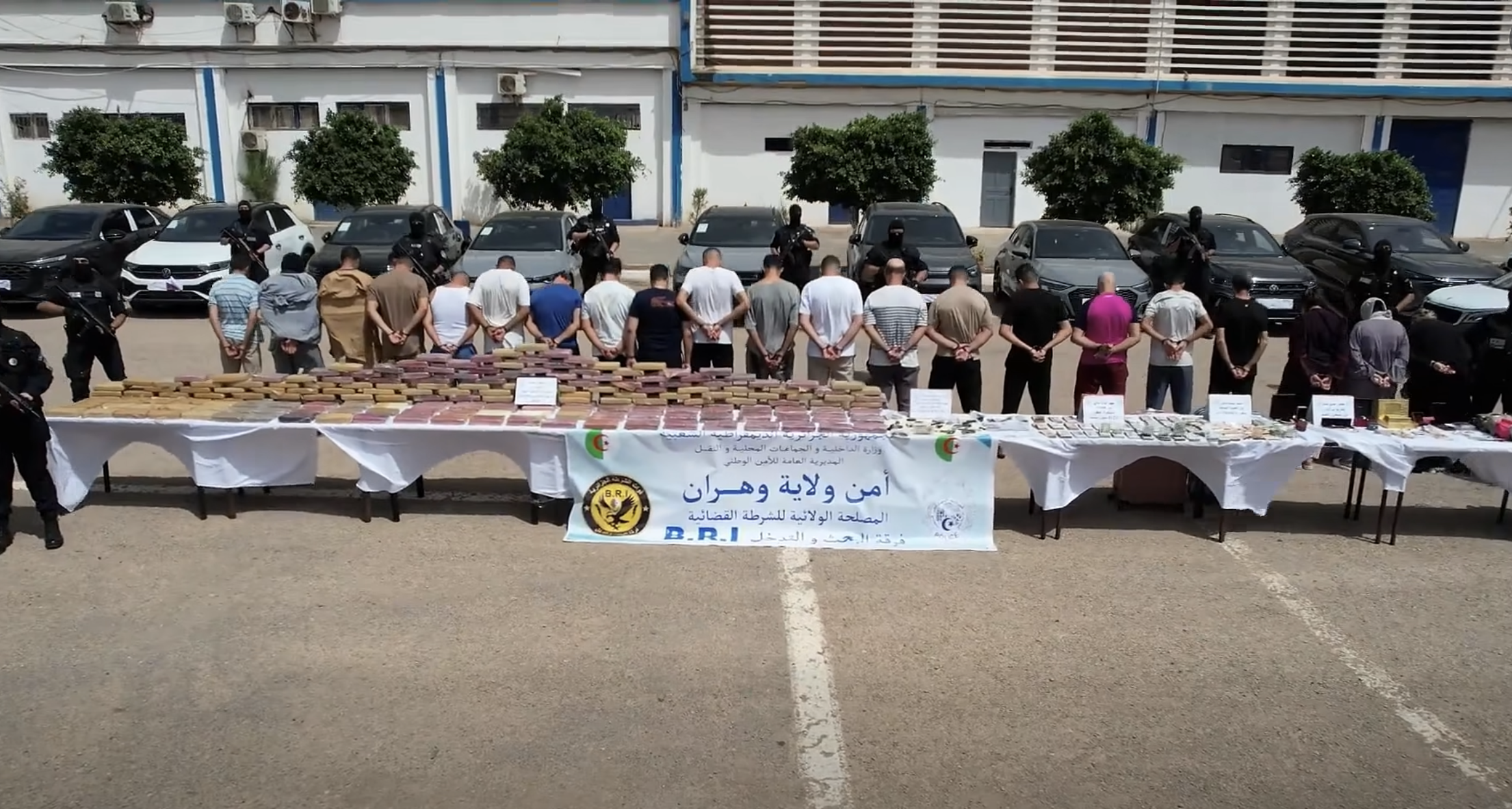 img-Oran : 228 kg de cocaïne, 20 suspects en détention et la peine de mort encourue