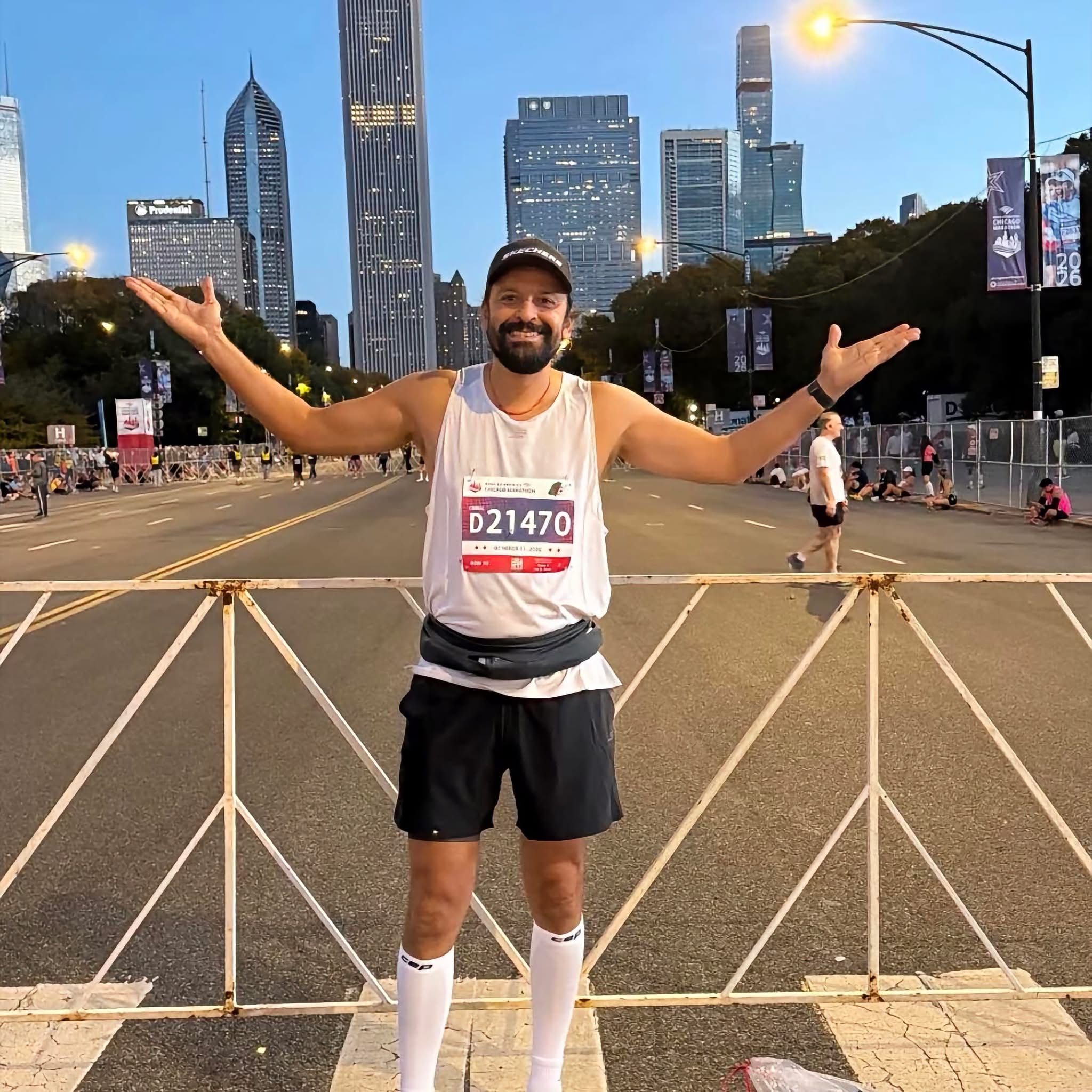 img-L’acteur algérien Khaled Benaissa au marathon de Chicago